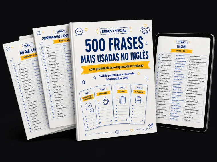 Mockup do Bônus #2: Inglês Para Usar Agora