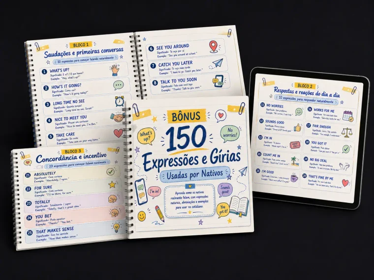Mockup do Bônus #5: 150 Expressões e Gírias